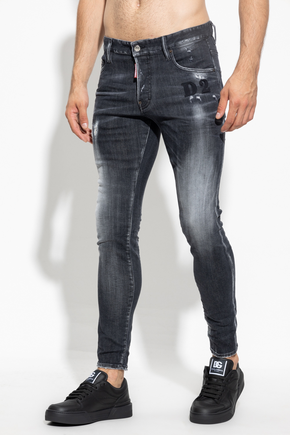 IetpShops Canada - Black 'Super Twinky' features jeans Dsquared2